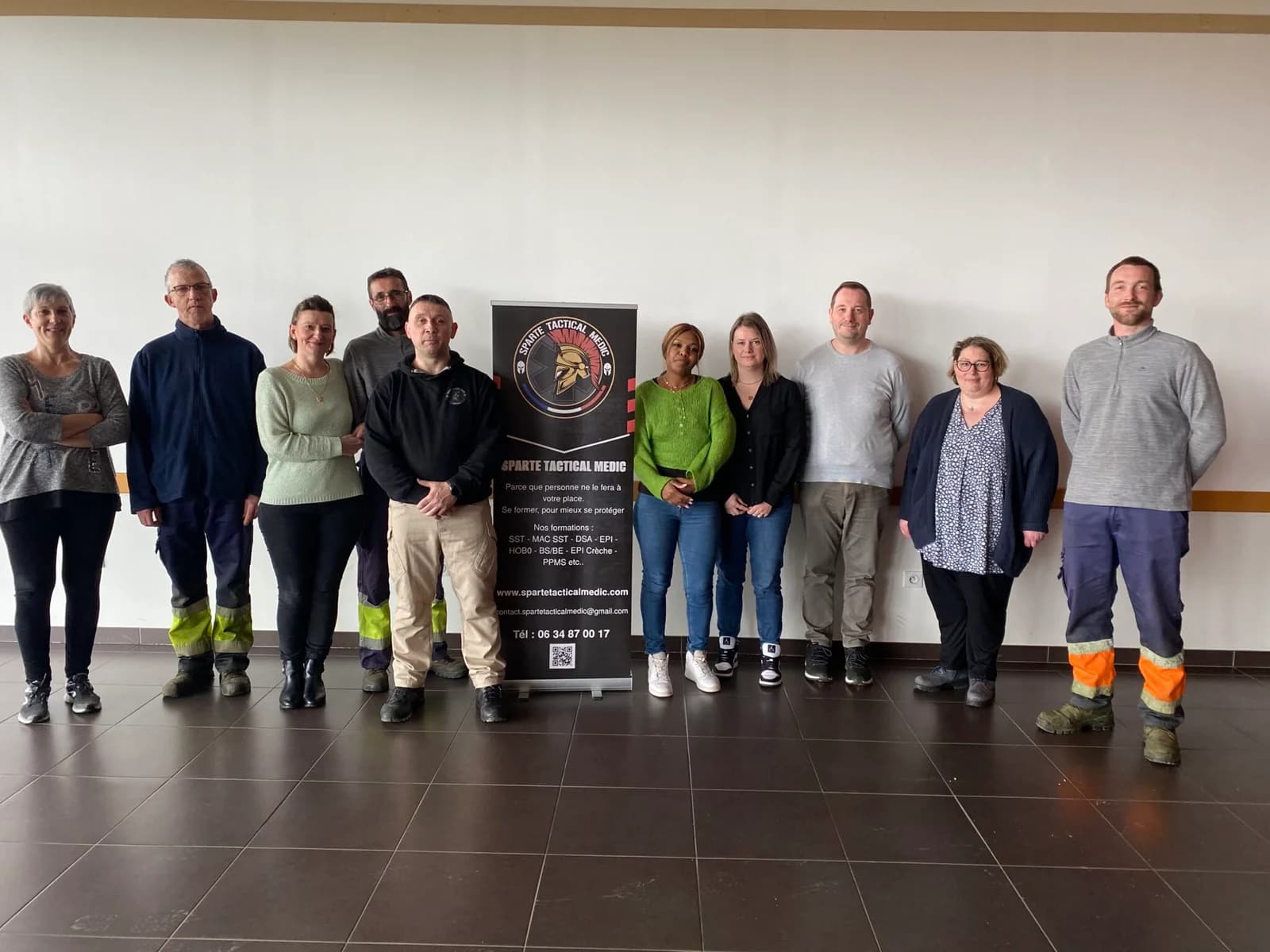 Mikaël LAGABRIELLE formateur certifié INRS en situation de formation secourisme et sécurité incendie