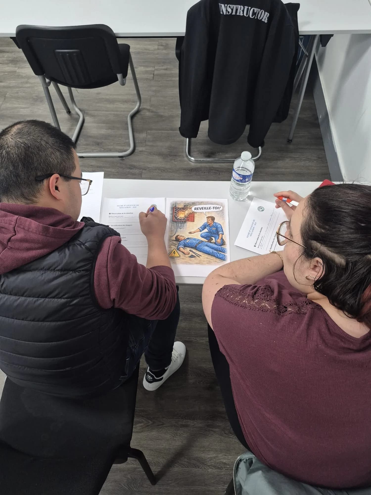 Analyse de cas pratique en formation SST — étude d'une situation d'accident