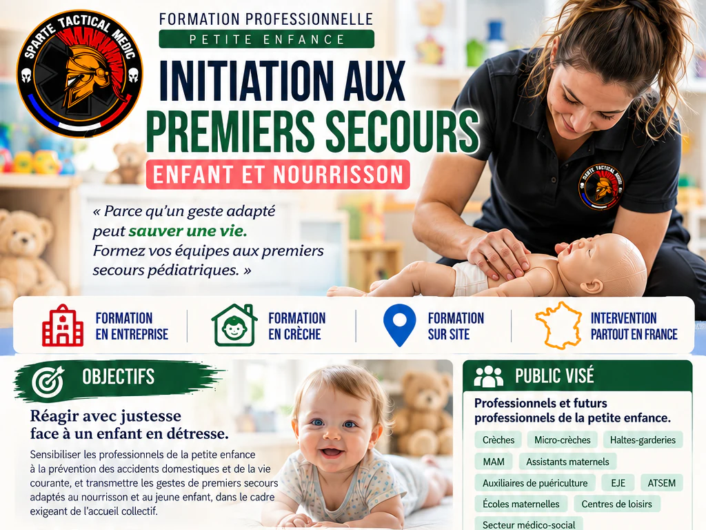 Initiation aux Premiers Secours Enfant et Nourrisson